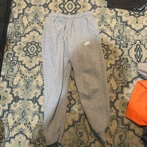 Grey nike sweatpants small